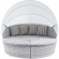 Scottsdale Canopy Outdoor Daybed in Light Gray & Pebble Sunbrella&reg;