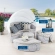 Scottsdale Canopy Outdoor Daybed in Light Gray & Pebble Sunbrella&reg;
