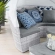 Scottsdale Canopy Outdoor Daybed in Light Gray & Gray Sunbrella&reg;