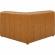 Bartlett 6 Piece Sectional Sofa in Channel Tufted Tan Vegan Leather