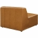 Bartlett 6 Piece Sectional Sofa in Channel Tufted Tan Vegan Leather