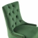 Regent Office Chair in Tufted Emerald Green Velvet & Gold