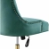 Regent Office Chair in Tufted Teal Velvet & Gold