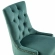 Regent Office Chair in Tufted Teal Velvet & Gold