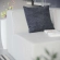 Mingle Corner Chair Sectional Sofa Unit in White Vegan Leather