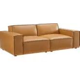 Restore Loveseat in Tan Vegan Leather