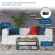 Mingle 2 Piece Loveseat in White Vegan Leather