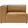Mingle 3 Piece Sectional Sofa in Tan Vegan Leather