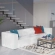 Mingle 3 Piece Sectional Sofa in White Vegan Leather
