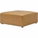 Mingle Sofa and Ottoman Set in Tan Vegan Leather