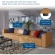 Mingle 4 Piece Sectional Sofa in Tan Vegan Leather
