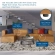 Mingle 4 Piece Sofa and 2 Ottomans Set in Tan Vegan Leather