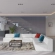 Mingle 7 Piece Sectional Sofa in White Vegan Leather