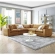 Commix Down Filled Overstuffed 5 Piece Sectional Sofa in Cognac Velvet