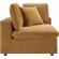 Commix Down Filled Overstuffed 5 Piece Sectional Sofa in Cognac Velvet