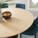 Lippa 60" Dining Table in Natural Wood Finish & Black Metal
