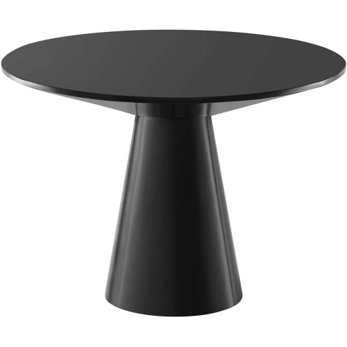 Provision 75" Oval Dining Table in Black Finish