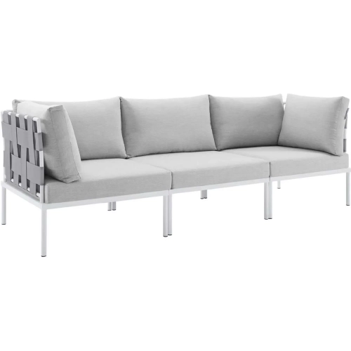 Harmony Outdoor Sofa in Gray Weave & Gray Sunbrella &reg;