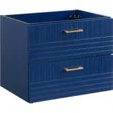 Daybreak 24" Wall Mount Bathroom Vanity in Blue Finish (Sink Not Included)