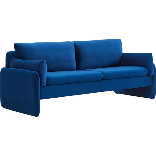 Indicate Sofa in Navy Blue Performance Velvet