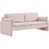 Indicate Sofa in Pink Performance Velvet