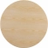 Lippa 36" Dining Table in Natural Wood Finish & White Metal