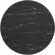 Lippa 36" Coffee Table in Black Faux Marble & White Metal
