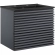 Render 24" Bathroom Vanity in Gray Finish & Black Ceramic