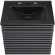 Render 24" Bathroom Vanity in Gray Finish & Black Ceramic