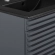 Render 24" Bathroom Vanity in Gray Finish & Black Ceramic