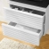 Render 24" Bathroom Vanity in White Finish & Black Ceramic