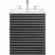 Render 18" Bathroom Vanity in Charcoal Gray Finish & White Ceramic