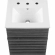 Render 18" Bathroom Vanity in Charcoal Gray Finish & White Ceramic
