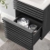 Render 18" Bathroom Vanity in Charcoal Gray Finish & White Ceramic