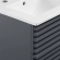 Render 18" Bathroom Vanity in Gray Finish & White Ceramic