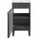 Render 18" Bathroom Vanity in Charcoal Gray Finish & White Ceramic