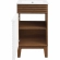 Render 18" Bathroom Vanity in White, Walnut Finish & White Ceramic