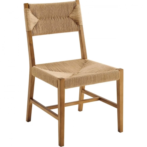 Bodie Dining Chair in Natural Wood & Paper Rope