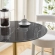 Lippa 28" Bar Table in Black Faux Marble & Gold Steel