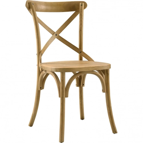 Gear Dining Chair in Natural Finish Wood