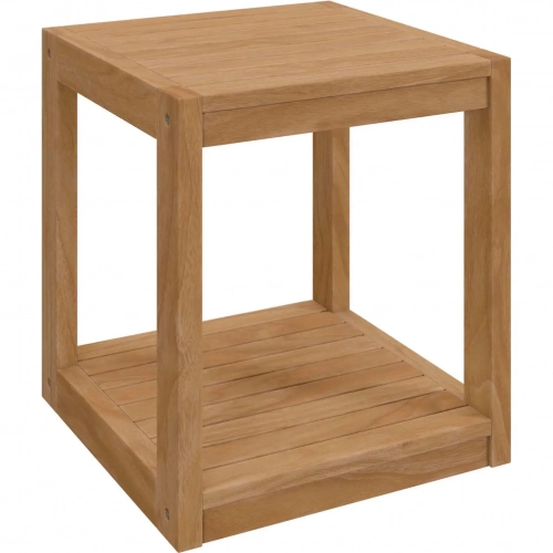 Carlsbad Outdoor Side Table in Teak Wood