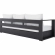 Tahoe Outdoor Sofa in Gray Metal & White Fabric