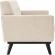 Engage Loveseat in Tufted Beige Herringbone Fabric