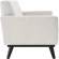 Engage Loveseat in Tufted Ivory Herringbone Fabric