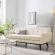 Engage Sofa in Tufted Beige Herringbone Fabric