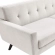 Engage Sofa in Tufted Ivory Herringbone Fabric