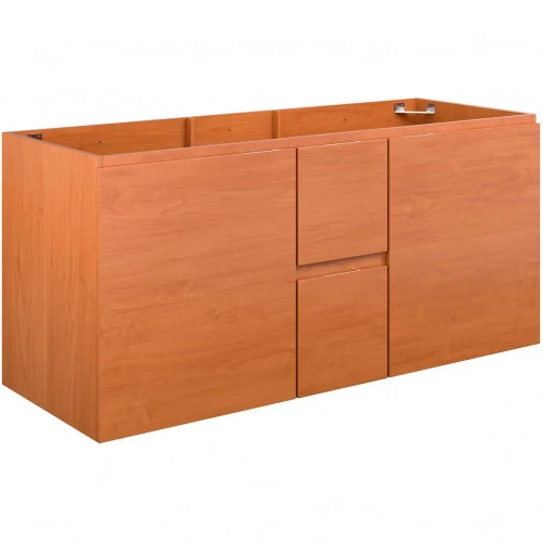 Scenic 48" Double Sink Bathroom Vanity (Sink Not Included) in Cherry Finish