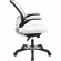Edge Adjustable Office Arm Chair in White Mesh