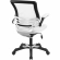 Edge Adjustable Office Arm Chair in White Mesh
