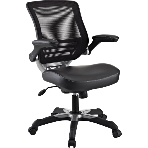 Edge Office Chair in Black Leatherette